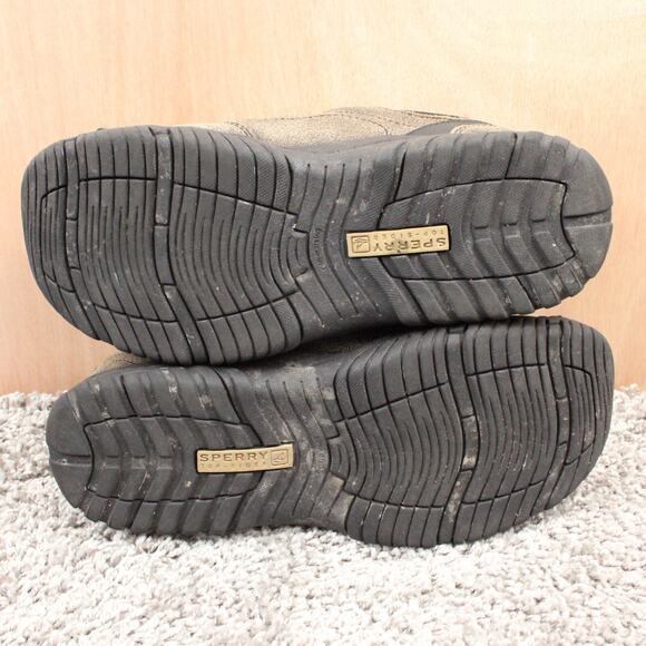 Sperry Slip On Shoes Boys 4.5W Brown Leather Casual - Picture 11 of 12